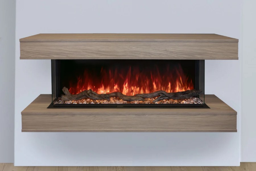 Modern Flames 44-inch Landscape Pro Multi Electric Fireplace with Wall Mount Cabinet Modern Flames 44-inch Landscape Pro Multi Electric Fireplace with Wall Mount Cabinet