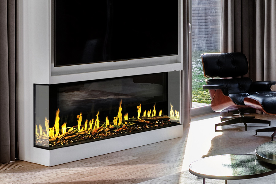 Modern Flames 60-inch Orion Multi Virtual Electric Fireplace Modern Flames 60-inch Orion Multi Virtual Electric Fireplace