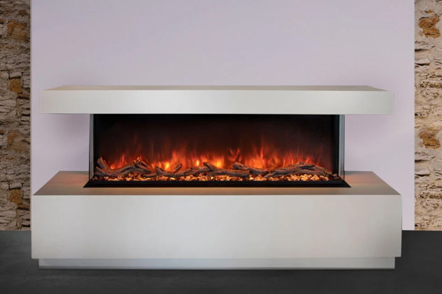Modern Flames 44-inch Landscape Pro Multi Electric Fireplace with Wall Mount Cabinet Modern Flames 44-inch Landscape Pro Multi Electric Fireplace with Wall Mount Cabinet