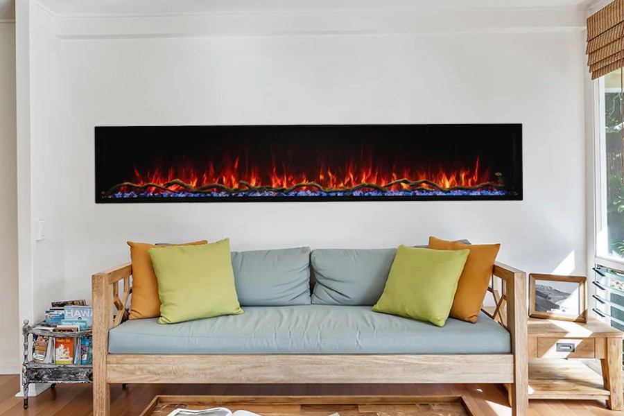 Modern Flames 96-inch Landscape Pro Slim Electric Fireplace Modern Flames 96-inch Landscape Pro Slim Electric Fireplace