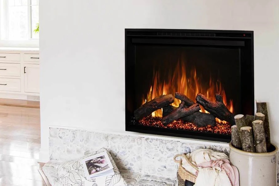 Modern Flames 54-inch Redstone Built-In Electric Fireplace Modern Flames 54-inch Redstone Built-In Electric Fireplace