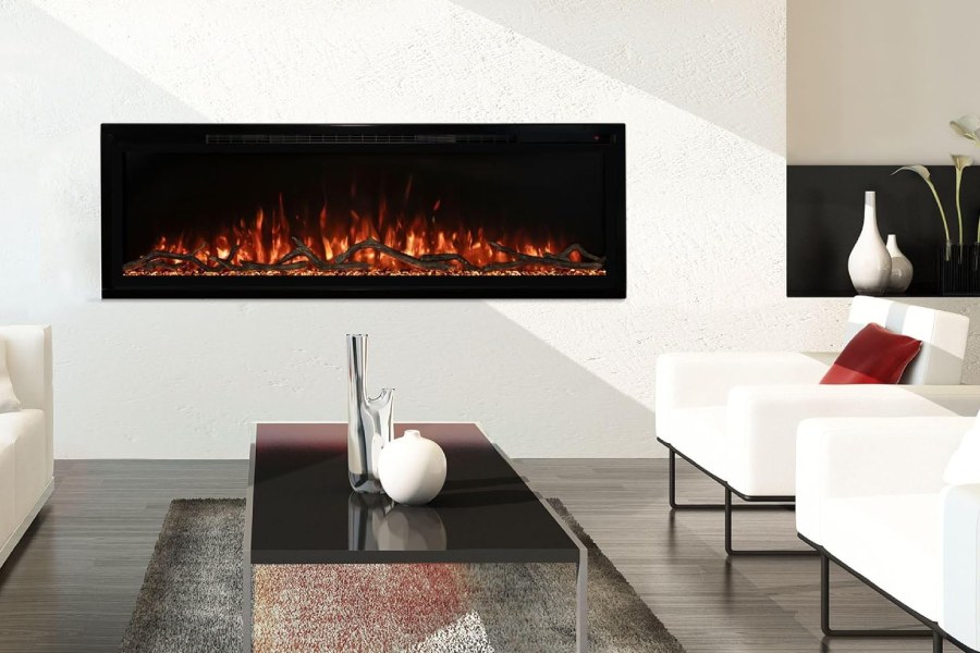 Modern Flames 60-inch Spectrum Slimline Linear Electric Fireplace Modern Flames 60-inch Spectrum Slimline Linear Electric Fireplace