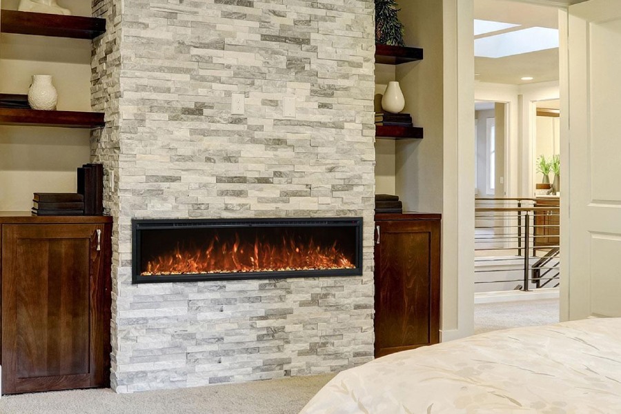 Modern Flames 74-inch Spectrum Slimline Linear Electric Fireplace Modern Flames 74-inch Spectrum Slimline Linear Electric Fireplace